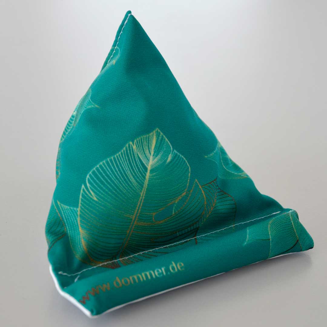 Handy-Sitzsack mit bedrucktem goldenen Blattlinienmuster